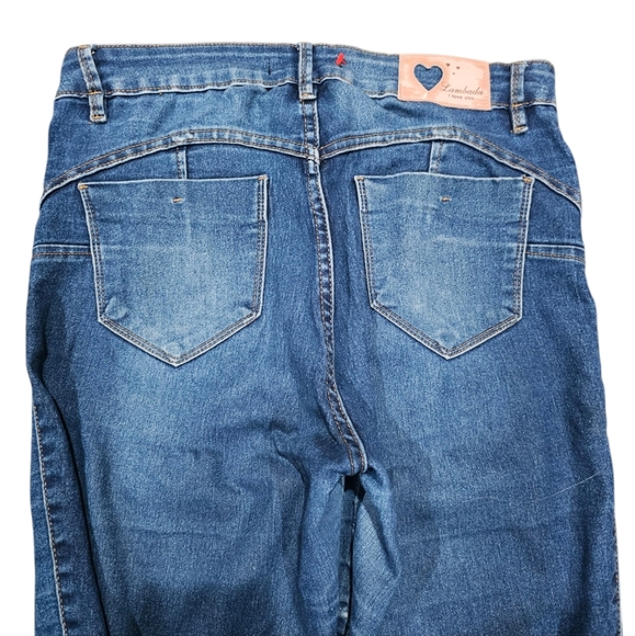 Denim - LAMBADA Y2K JEANS As Shown USED Size 6 USA 42 BRAZIL RARE FIND Butt Lift